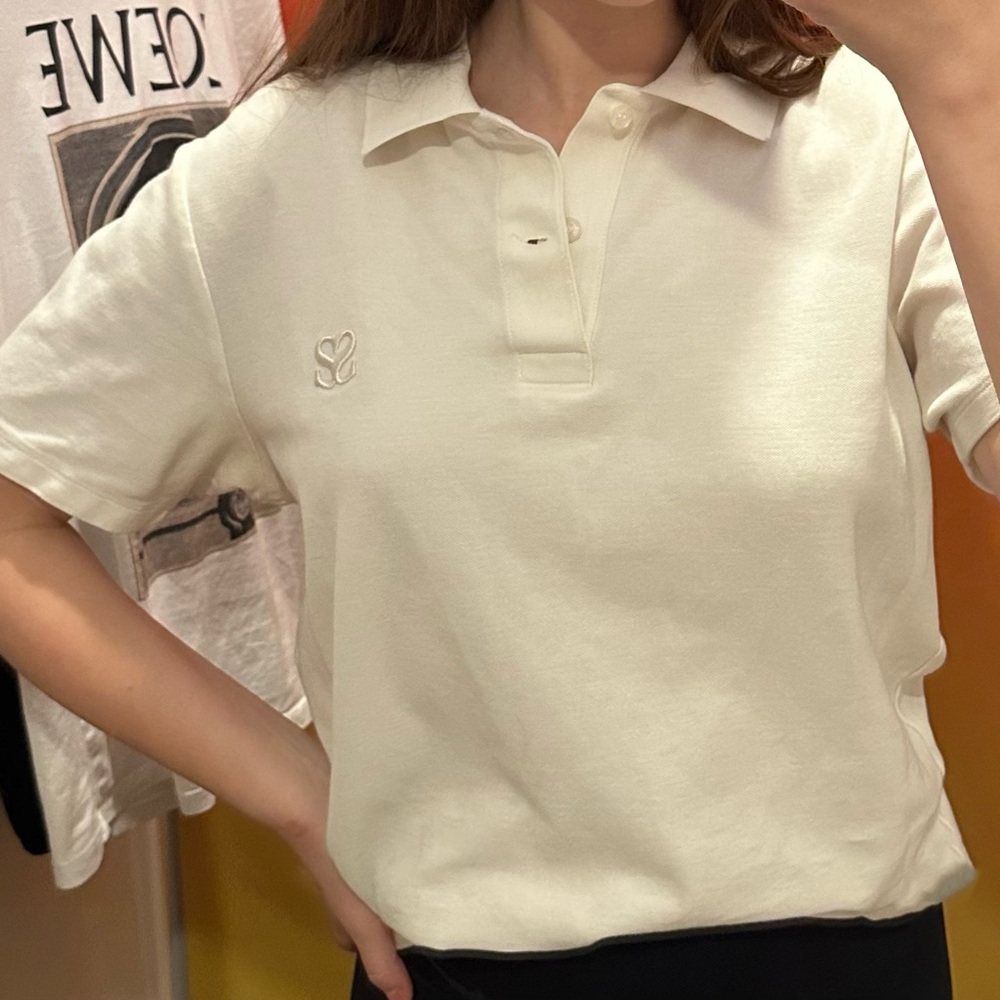 Sandro Cream Polo